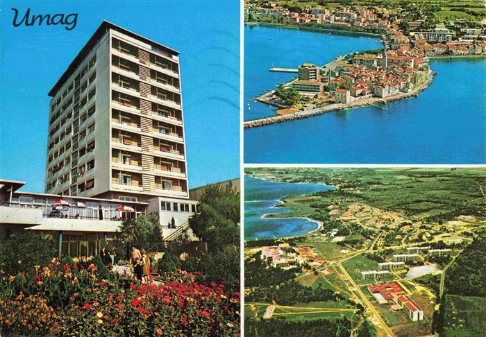Umag Umago Istrien Hotel Fliegeraufnahmen