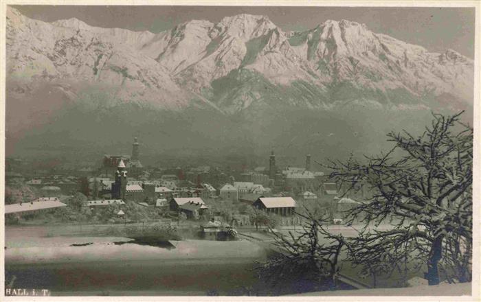 Hall Tirol AT Winterpanorama