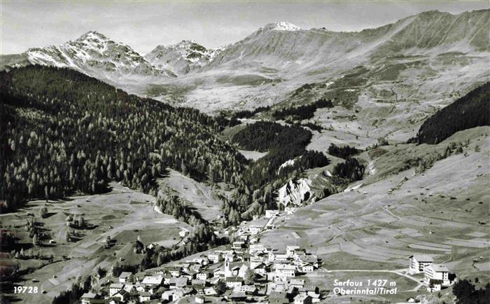 Serfaus Tirol Panorama Oberinntal Alpen