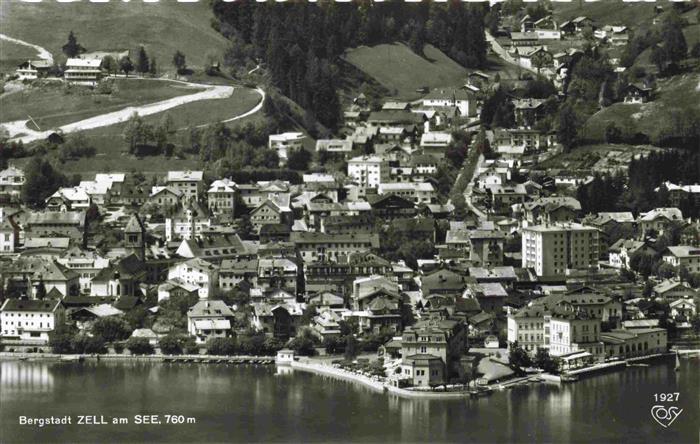 Zell See AT Panorama Bergstadt