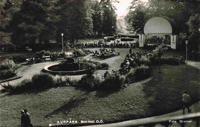 Bad Hall Solbad Hall AT Kurpark Konzertpavillon
