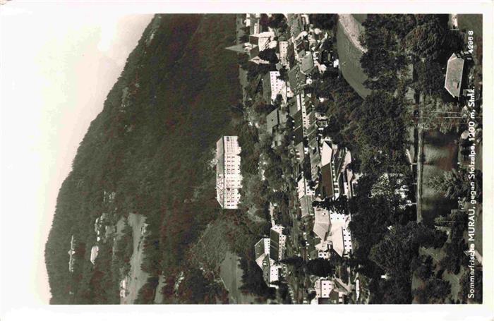 Murau Steiermark AT Panorama Blick gegen Stolzalpe Sommerfrische