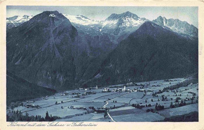 Krimml 1076m Pinzgau AT Panorama mit Seekaar und Falkenstein Alpen