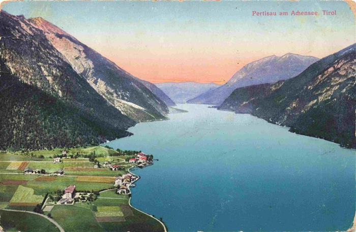 Pertisau Achensee Tirol AT Panorama Stempel Militaerzensur
