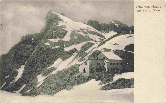 Saalfelden Steinernes Meer AT Riemannhaus Berghaus am Steinernen Meer