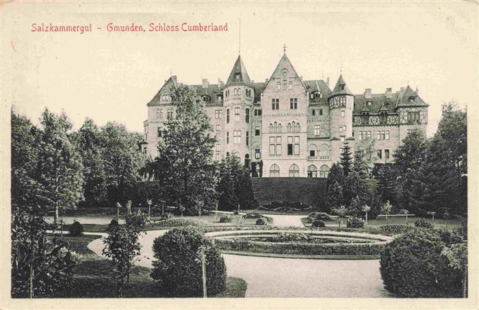 Gmunden Traunsee Salzkammergut Oberoesterreich AT Schloss Cumberland