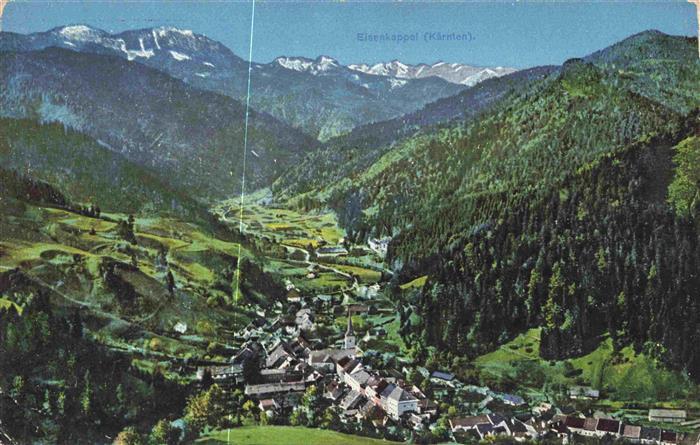 Eisenkappel-Vellach Kaernten AT Panorama