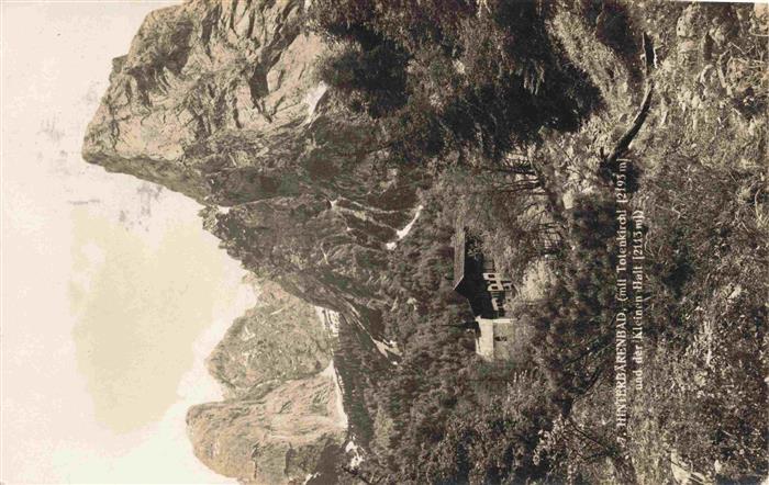 Hinterbaerenbad Kaisertal Tirol AT und der Kleine Halt