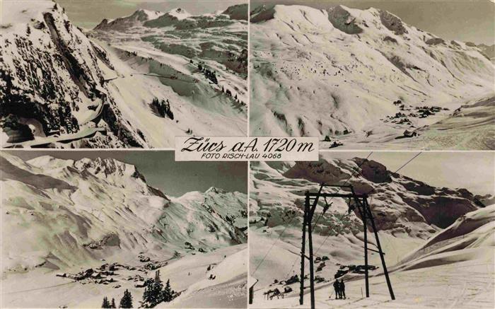 Zuers Arlberg Panorama Wintersportplatz Alpen