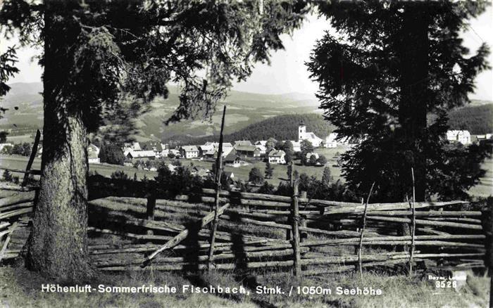 Fischbach Steiermark AT Panorama Hoehenluft-Sommerfrische