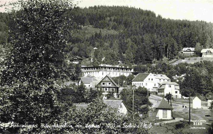Moenichkirchen am Wechsel Niederoesterreich AT Teilansicht Hoehenkurort