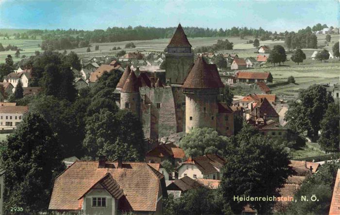 Heidenreichstein Niederoesterreich AT Teilansicht mit Burg