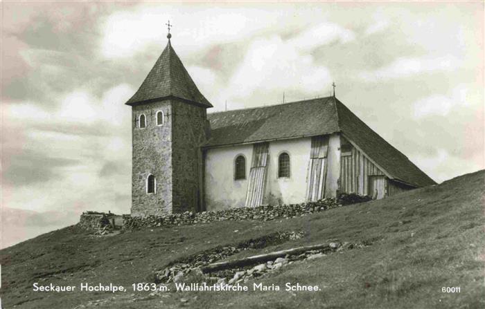 Seckau Steiermark AT Wallfahrtskirche Maria Schnee Seckauer Hochalpe