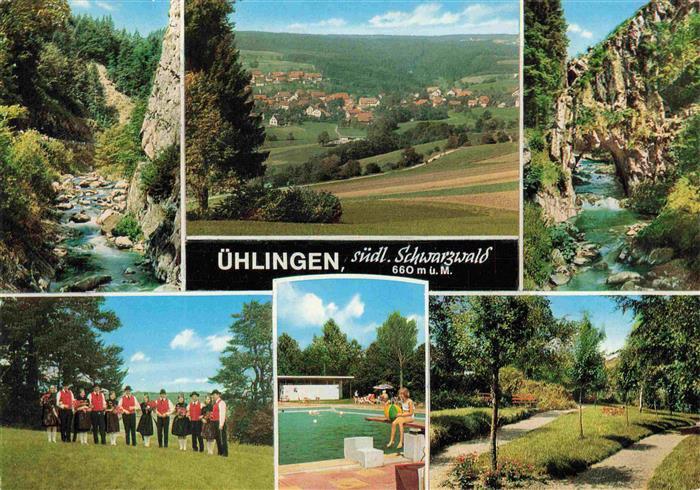 uehlingen-Birkendorf Panorama Schwarzwald Trachten Freibad Parkanlagen