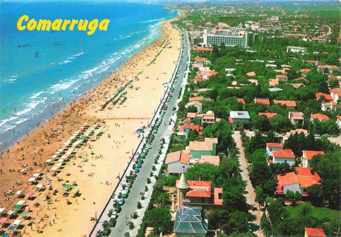 Comarruga Vendrell Costa Dorada ES Kuestenpanorama Strand