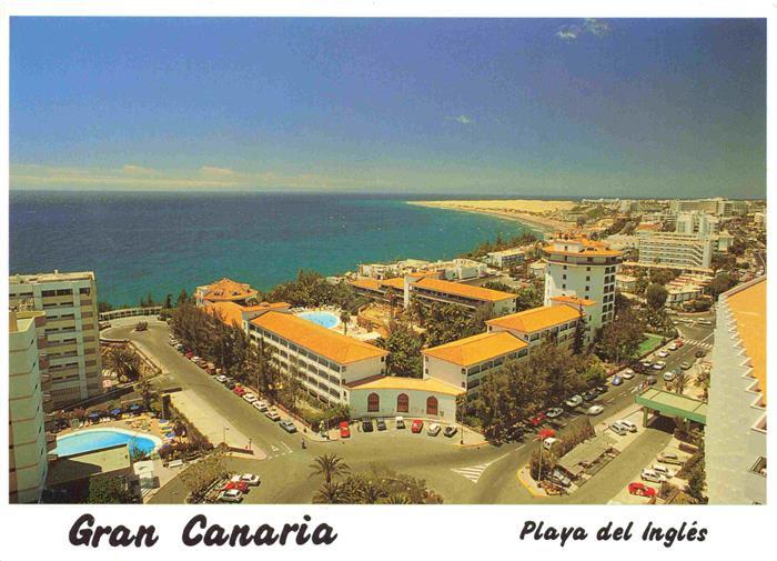 Playa del Ingles Gran Canaria ES Kuestenpanorama Hotels Strand