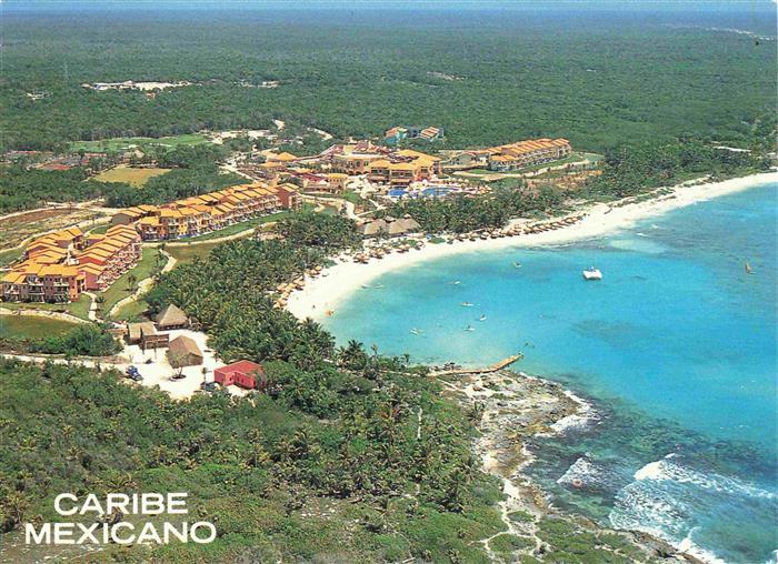 Cancun Can-Cun Mexico Robinson Club Tulum vista aérea