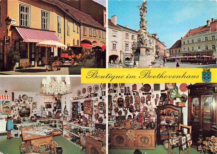 BADEN WIEN AT Boutique im Beethovenhaus Stadtplatz Pestsaeule