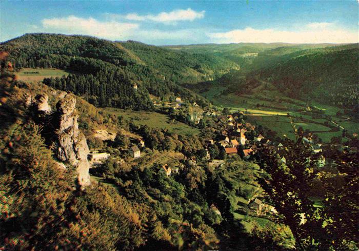 Muggendorf Fraenkische Schweiz Panorama Luftkurort