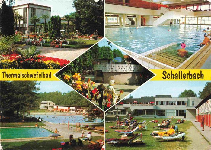 Bad Schallerbach Oberoesterreich AT Thermalschwefelbad Hallenbad Freibad Liegewi