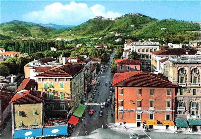 Montecatini Terme Pistoia Toscana IT Viale G. Verdi e veduta panoramica