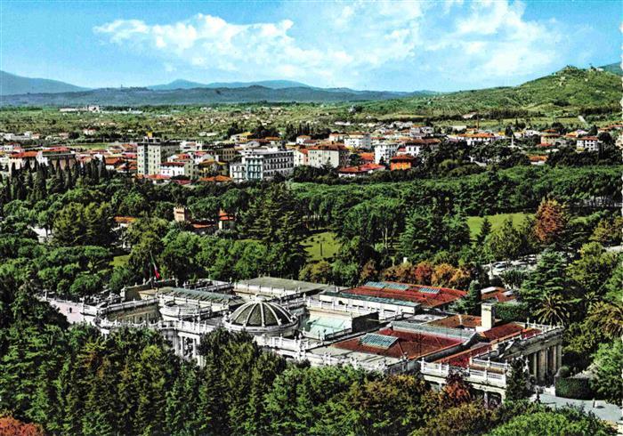 Montecatini Terme Pistoia Toscana IT Panorama e veduta della Stabilimento Tettuc