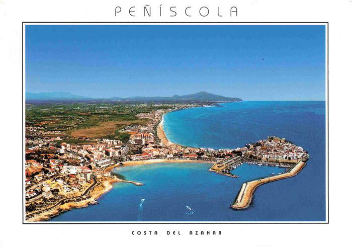 Peniscola ES Panorama Costa del Azahar vista aérea