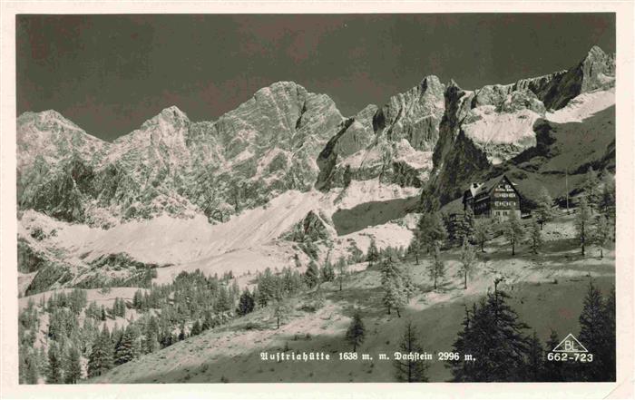 Austriahuette 1638m Dachstein AT Panorama