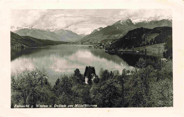 Millstaettersee Kaernten AT Blick von Dellach