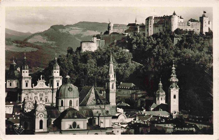 SALZBURG AT Teilansicht mit Festung Hohensalzburg