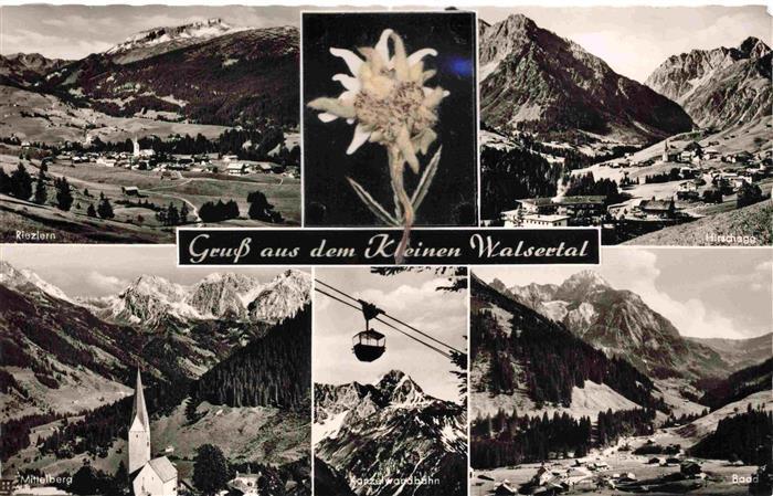 Riezlern Kleinwalsertal Vorarlberg mit Hirschegg Mittelberg Kanzelwanbahn Baad