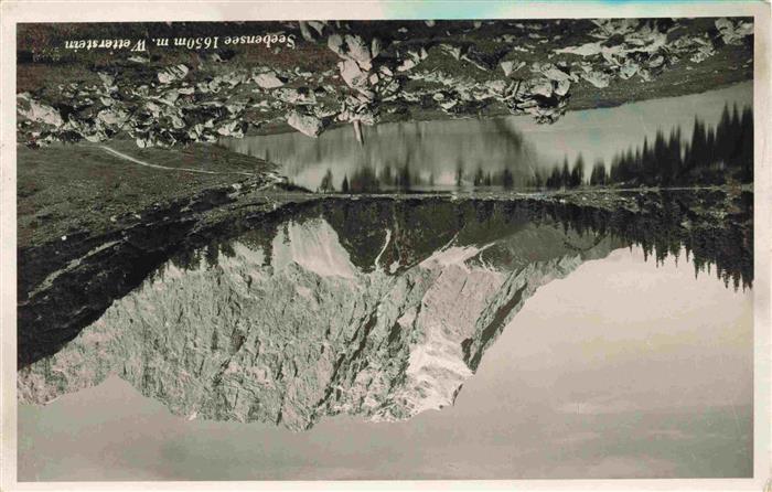 Seebensee 1650m Ehrwald Tirol AT mit Wetterstein