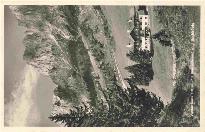 Arthurhaus 1503m Muehlbach Hochkoenig AT mit Manndlwand