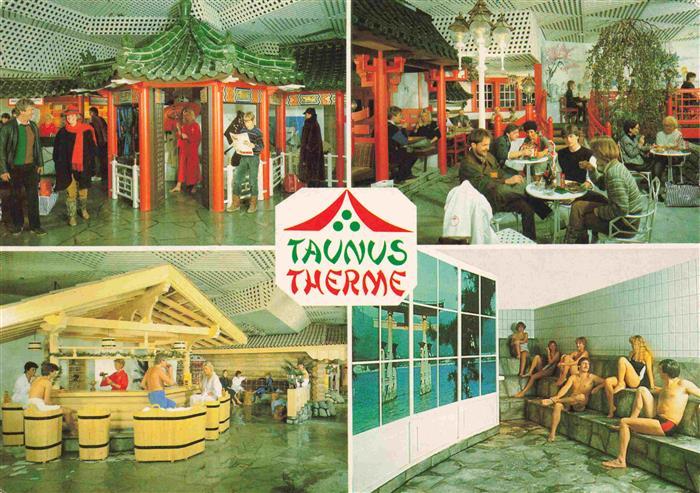 BAD HOMBURG Taunus Therme Saunawelt mit Bar Boutique Solegrotte Erlebnisgastrono