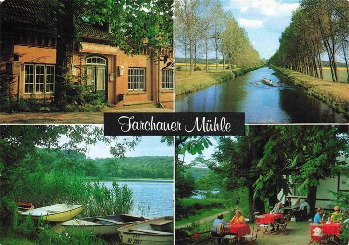 Farchau Ratzeburg Gaststaette Farchauer Muehle Kanal Seepartie Freiterrasse