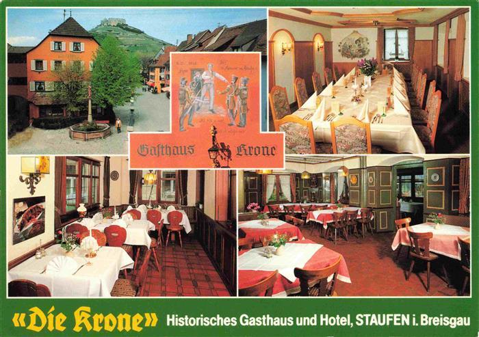 Staufen  Breisgau Gasthaus zur Krone Gastraeume