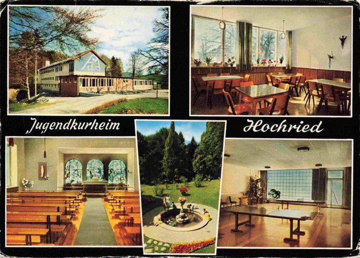 Murnau Staffelsee Jugendkurheim Hochried Gaststube Hauskapelle Park Tischtennis