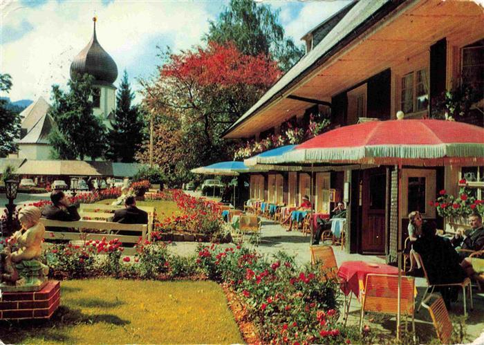 Hinterzarten Breisgau-Hochschwarzwald BW Partie beim Gasthaus Adler