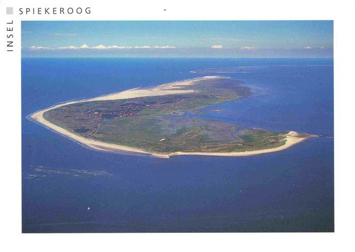 Spiekeroog Nordseeinsel Fliegeraufnahme