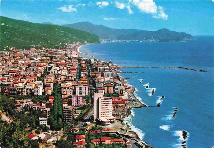 Chiavari Genova Genua Liguria IT Fliegeraufnahme