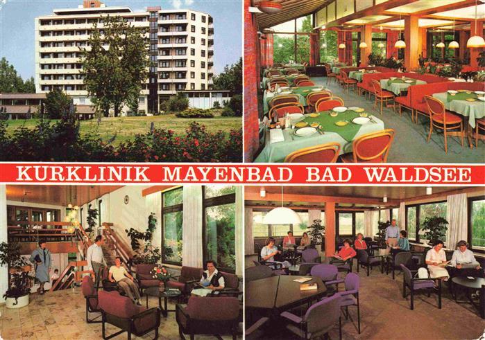 Bad Waldsee Kurklinik Mayenbad Speiseraum Aufenthaltsraeume