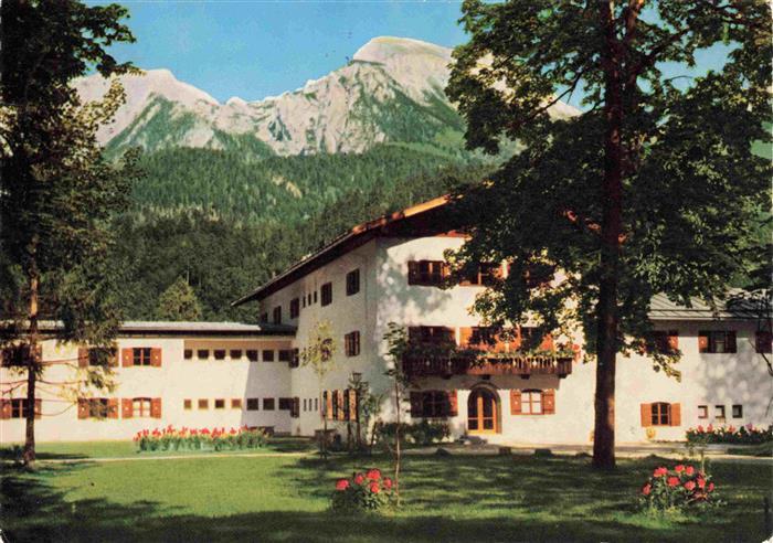 Schoenau Berchtesgaden Eisenbahner Erholungsheim Haus Hubertus mit Hohem Goll un