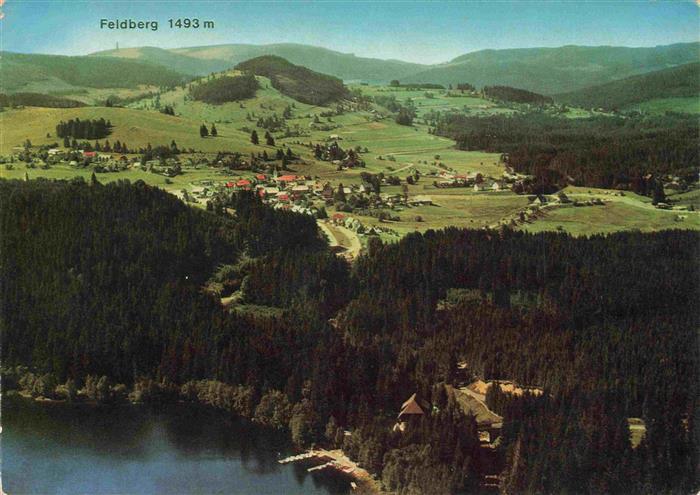 Altglashuetten Feldberg Schwarzwald Fliegeraufnahme mit Feldberg und Windgfaell