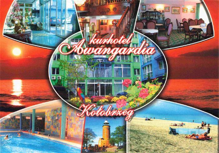 KOLOBRZEG Kolberg Ostseebad PL Kurhotel Awangardia Hallenbad Leuchtturm Gaststub