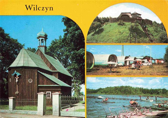 Wilczyn Kosziol drewniany Zrekonstruowani grodek stożkowy w Mrówkach Ośrodek wyp