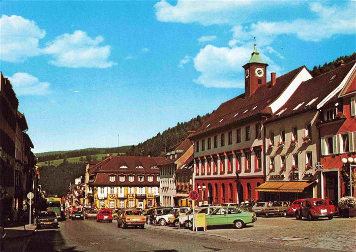 Triberg Schwarzwald BW Rathausblick