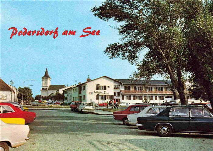 Podersdorf Neusiedler See AT Ortspartie Kirche