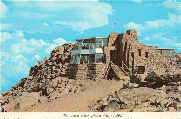 Mount Evans Denver Colorado USA Crest House