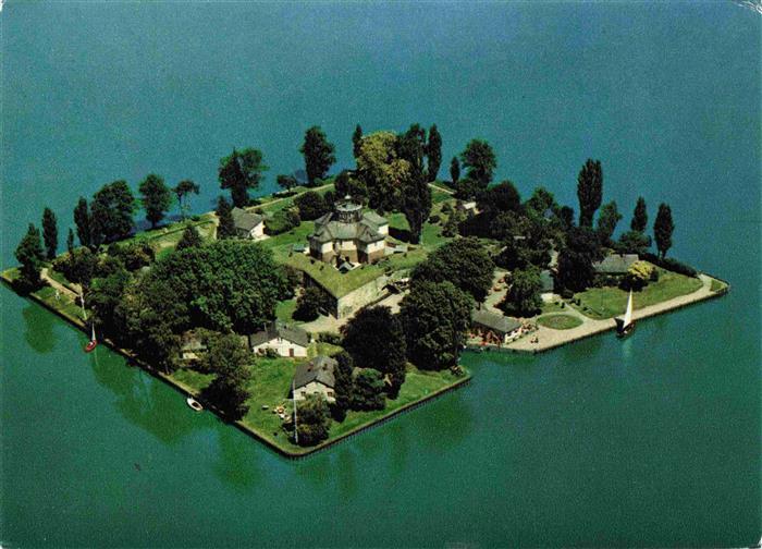 Steinhude Meer Wunstorf Insel Wilhelmstein Restaurant Fliegeraufnahme