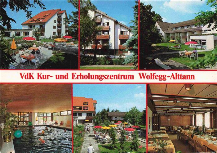 Alttann Allgaeu VdK Kur und Erholungszentrum Terrasse Park Hallenbad Speisesaal